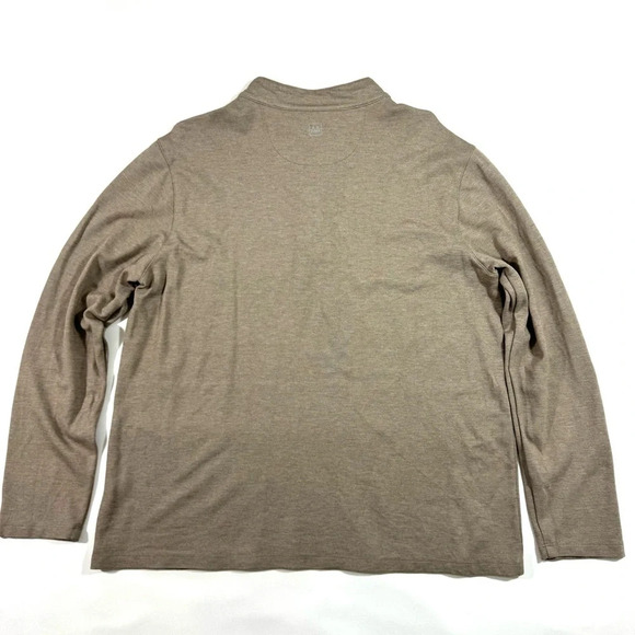 Mizzen + Main ProFlex Quarter Zip Tan Mocha - Picture 3 of 6